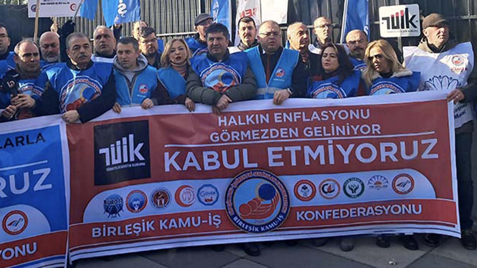 Memur konfederasyonlarından zam prostestosu; “Sefalet ve rezalet ücret dayatması!”